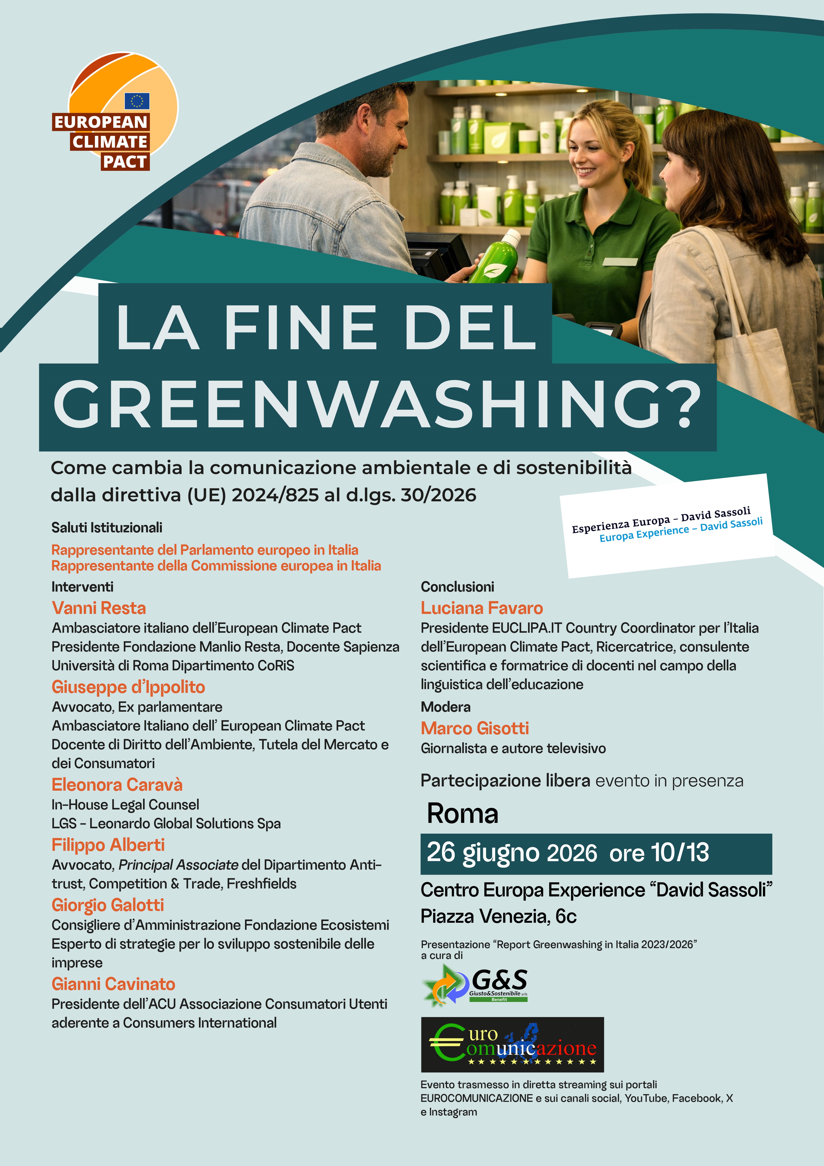 La fine del Greenwashing? Come cambia la comunicazione ambientale e di sostenibilità dalla direttiva (UE) 2024/825 al decreto legislativo 30/2026